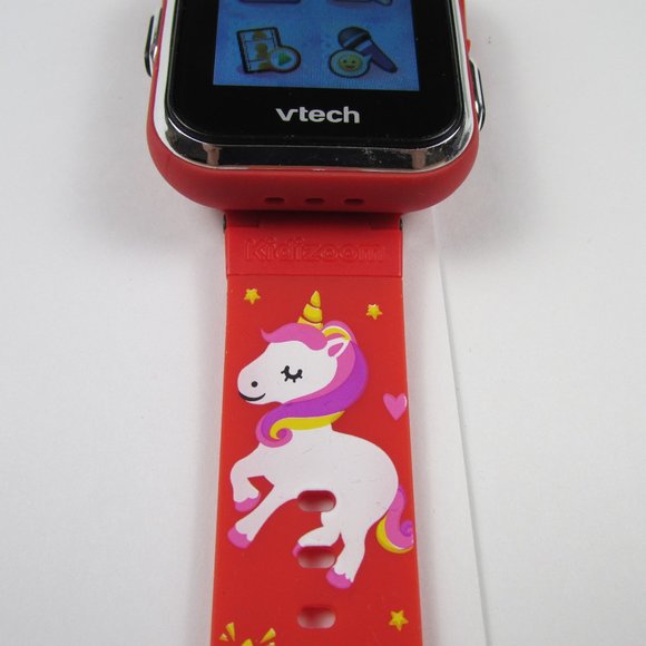 VTech KidiZoom DX2 Kids SmartWatch RARE Red Unicorn Band Working Touch Screen - Picture 15 of 16